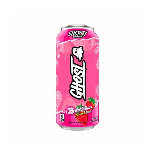 Ghost Zero Sugar Bubblicious Strawberry Splash Energy Drink (473ml) - America