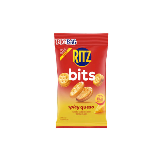 Nabisco Ritz Bits Spicy Queso Cracker Sandwiches Bag (85g) - America