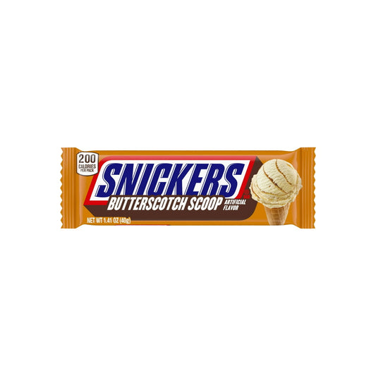 Snickers Butterscotch Scoop Chocolate Bar (40g) - America