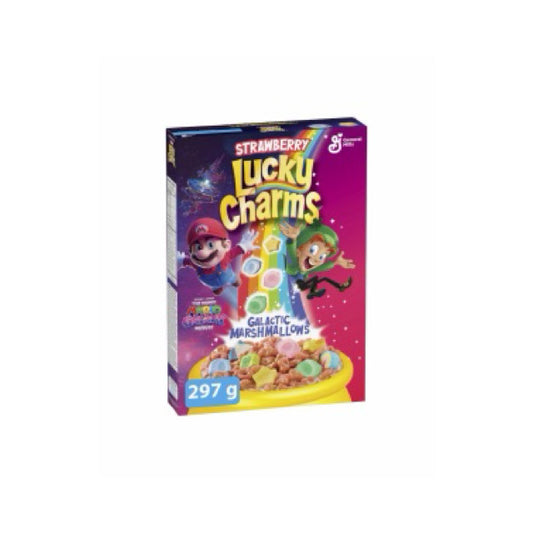 General Mills Lucky Charms x Super Mario Strawberry Galactic Marshmallows (297g) - Canada