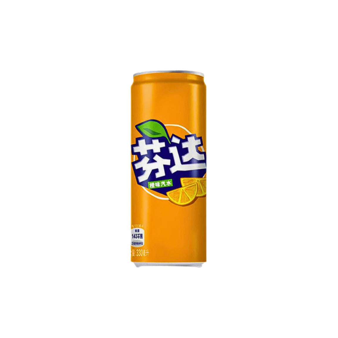 Fanta Orange Slim Can (330ml) - China