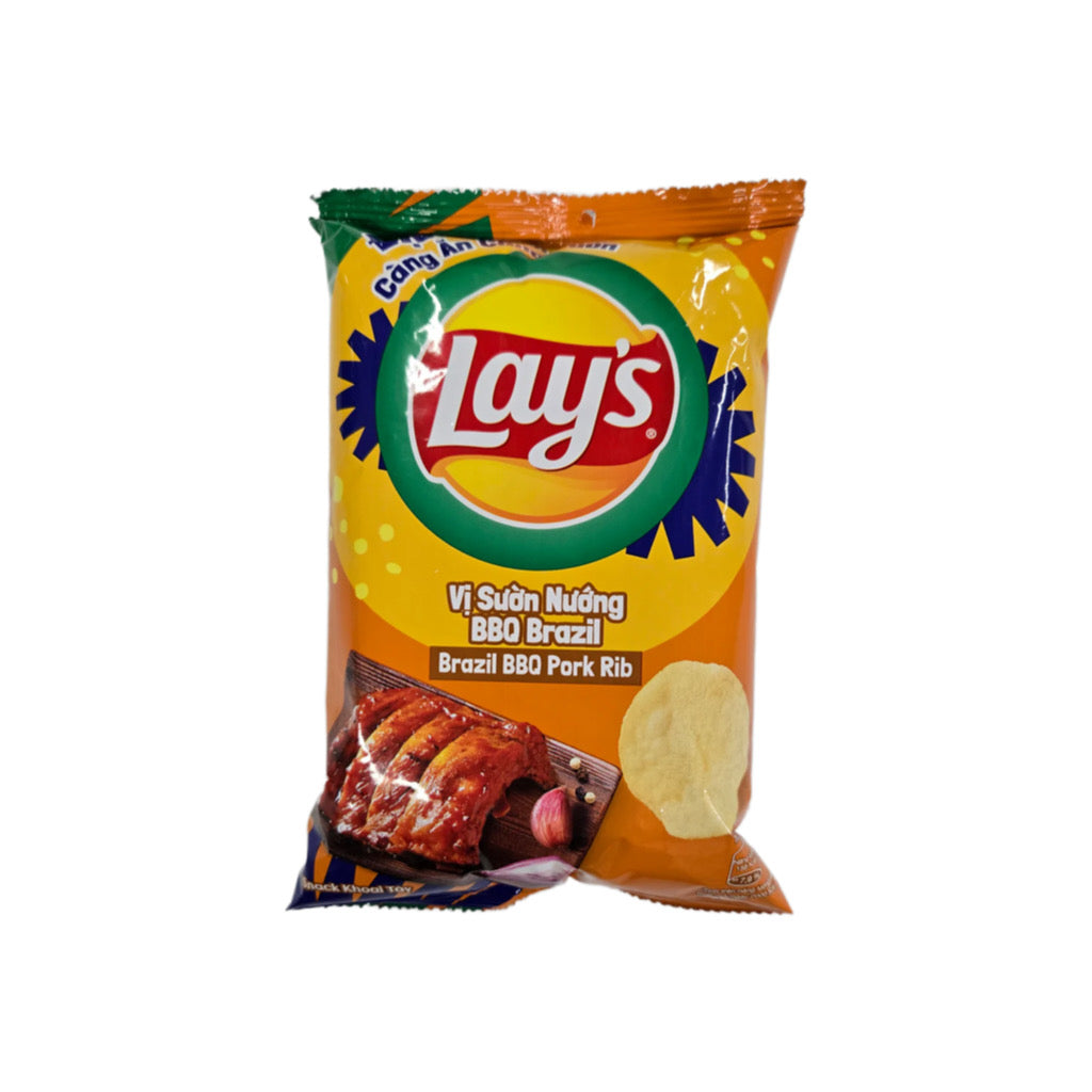 Lay’s Brazil BBQ Pork Rib Potato Chips (53g) - Vietnam