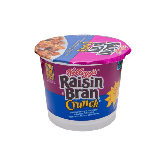 Kellogg’s Raisin Bran Crunch Raisins, Toasted Flakes & Oat Clusters Cereal Cup (80g) - America