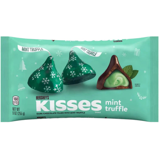 Hershey's Kisses Dark Chocolate Mint Truffle (255g) - America