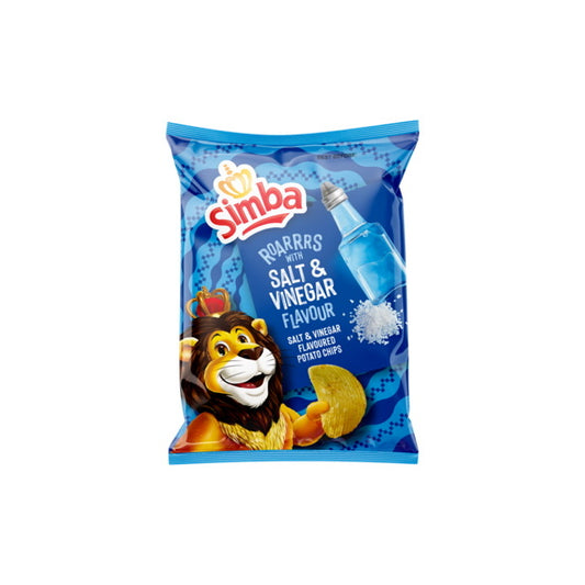 Simba Salt & Vinegar Potato Chips (120g) - South Africa