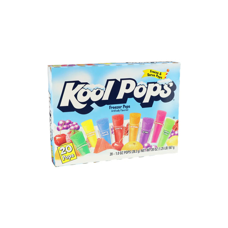 Kool Pops Assorted Freezer Bars 20pk (567g) - America