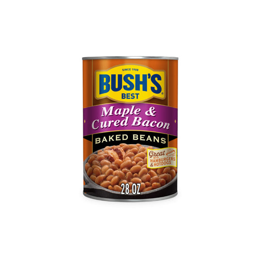Bush's Best Maple & Cured Bacon Baked Beans 28oz (794g) - America