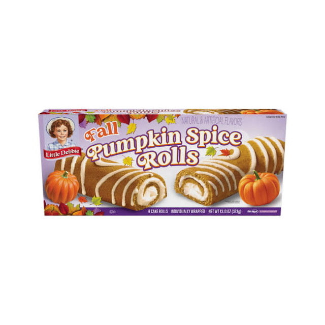 Little Debbie Fall Pumpkin Spice Rolls 8-Pack (373g) - America