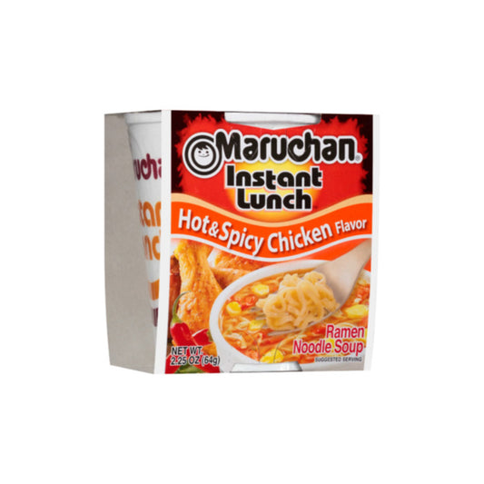 Maruchan Instant Lunch Hot & Spicy Chicken Noodles (64g) - America