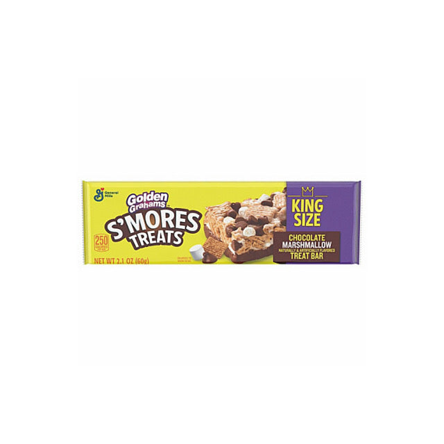General Mills Golden Grahams S’Mores Treats King Size Chocolate Marshmallow Treat Bar (60g) - America