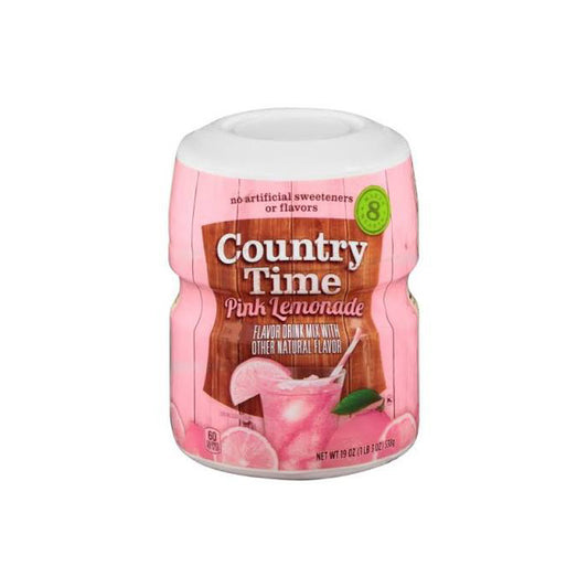 Country Time 8QT Pink Lemonade Mix 19oz (538g) - America