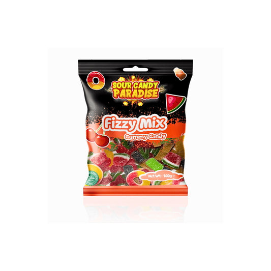 Sour Candy Paradise Gummy Fizzy Mix (100g) - America