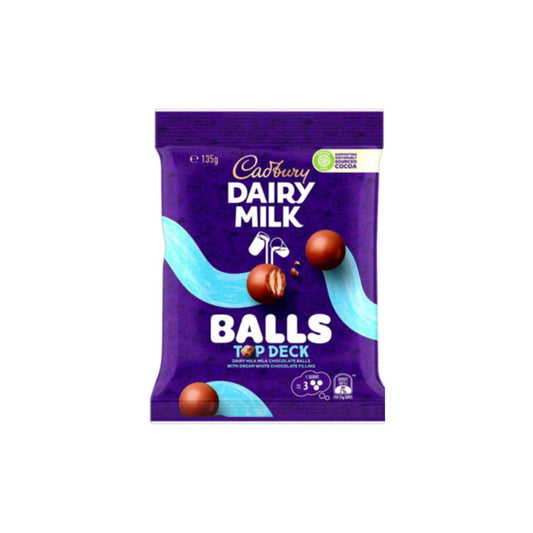 Cadbury Dairy Milk Top Deck Chocolate Balls (135g) - Australia