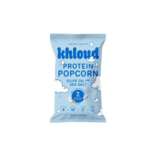 Khloud Olive Oil and Sea Salt Protein Popcorn (100g) - America