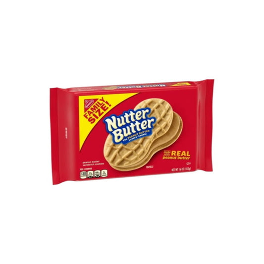 Nutter Butter Family Size Peanut Butter Sandwich Cookies (453g) - America