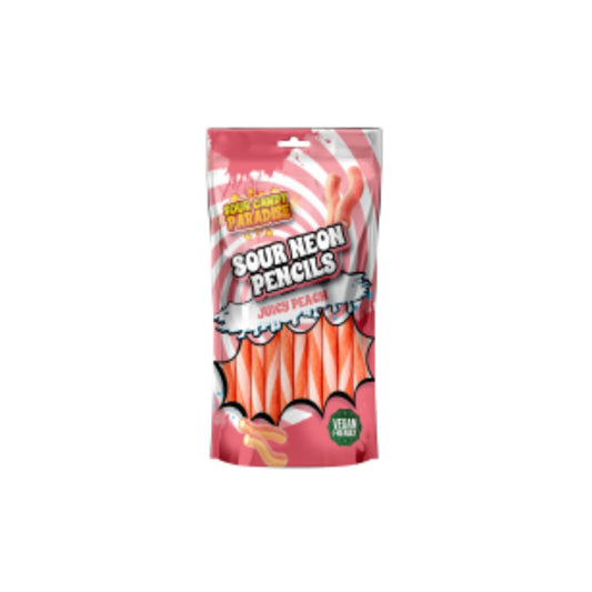 Candy Paradise Sour Neon Pencils Juicy Peach (130g)- America