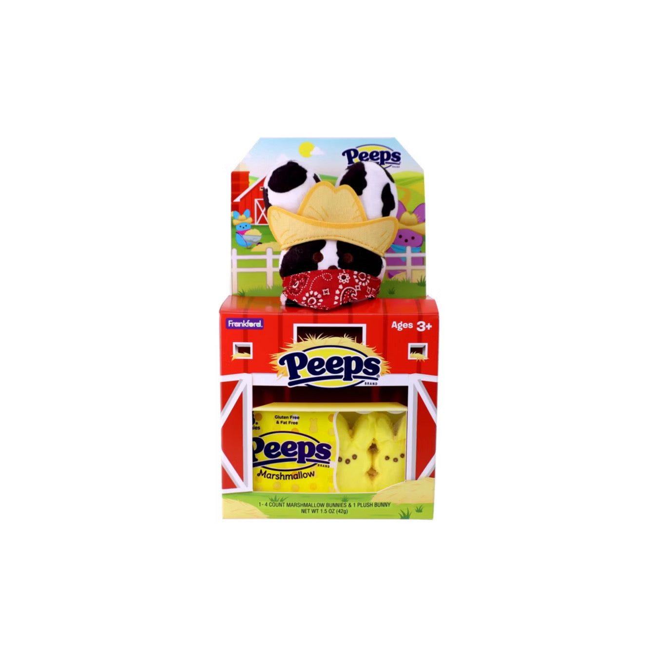 Peeps Easter Bunny Farm House with Peeps Marshmallows Gift Set (42g) - America