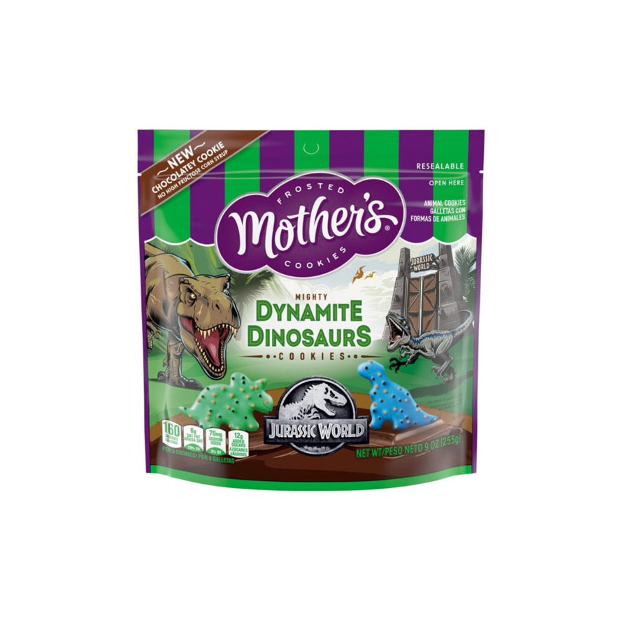 Mother’s Dynamite Dinosaurs Frosted Chocolate Cookies (255g) - America