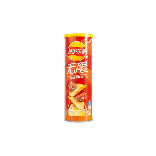 Lay’s Unlimited Can Black Pepper Steak (90g) - China