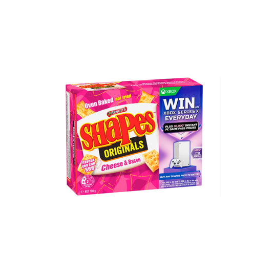 Arnott’s Shapes Originals Cheese and Bacon Crackers (180g) - Australia