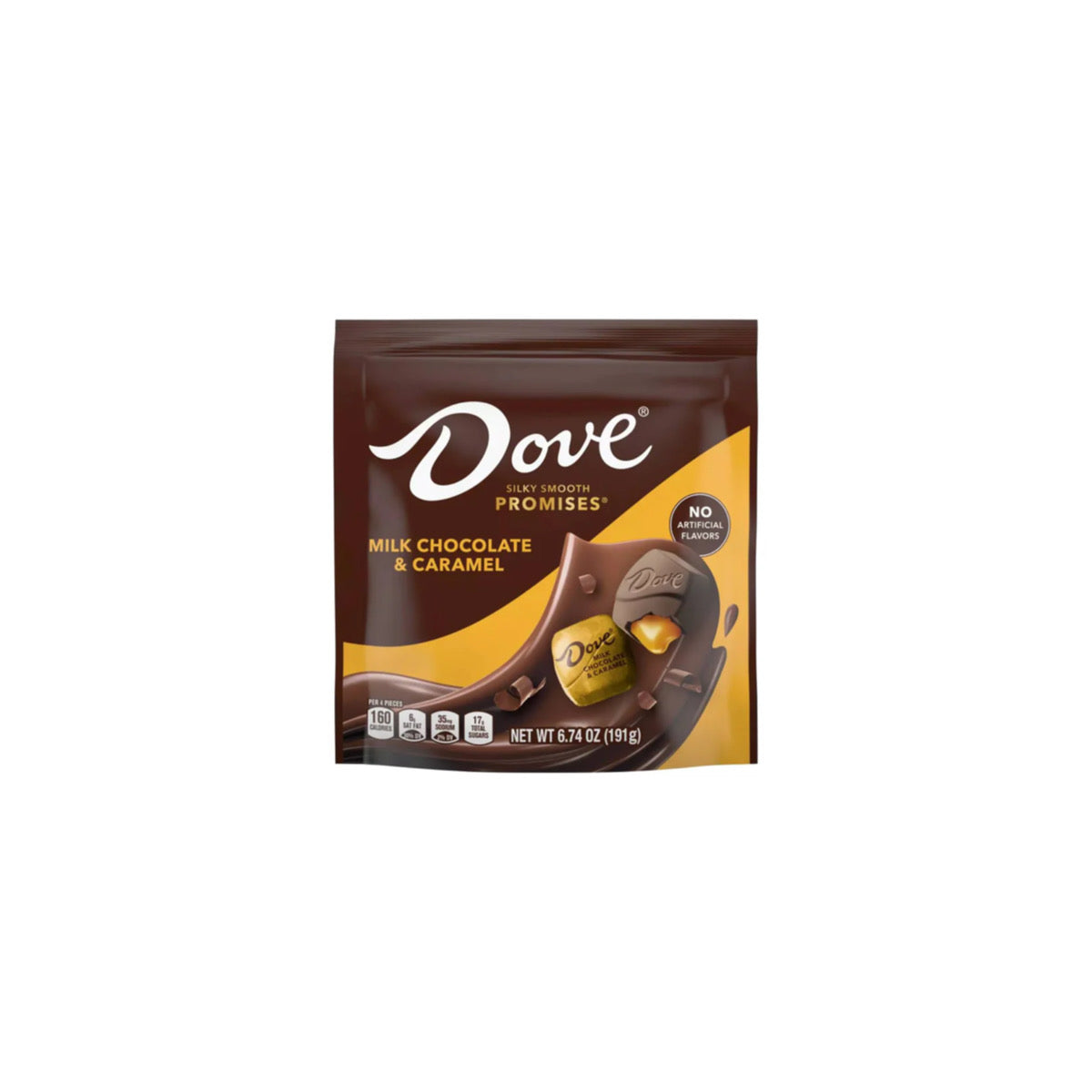 Dove Silky Smooth Promises Milk Chocolate & Caramel (191g) - America