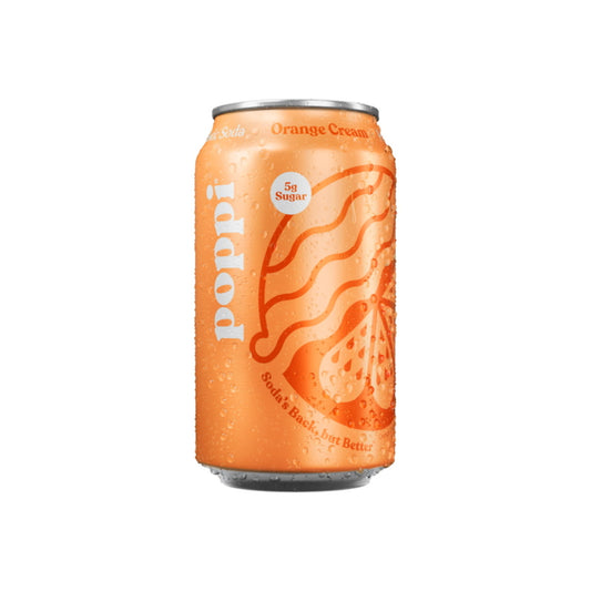 Poppi Orange Cream Flavour Prebiotic Soda (355ml) - America