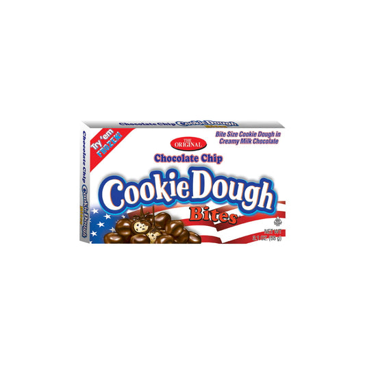 Cookie Dough Bites Red, White & Blue Chocolate Chip Theatre Box (88g) - America