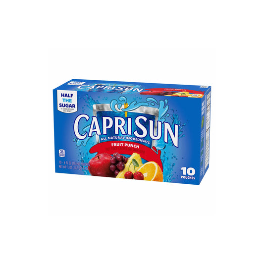 Capri-Sun Fruit Punch Fruit Juice Pouches 10-Pack (1.77L) - America