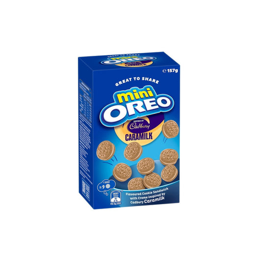 Oreo Mini Cadbury Caramilk Sandwich Cookies Box (157g) - Australia