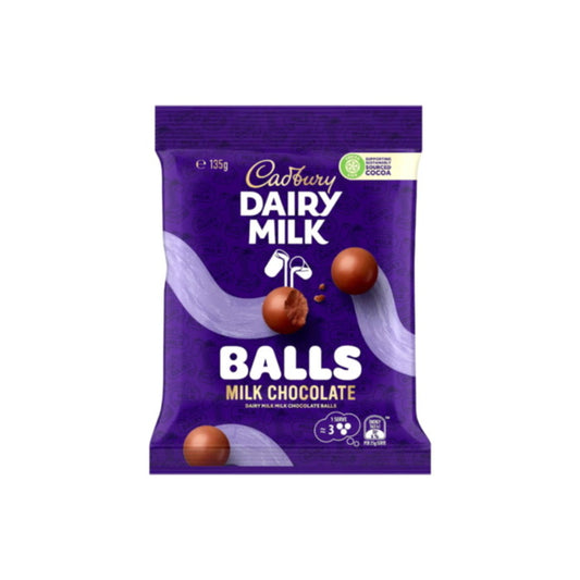 Cadbury Dairy Milk Balls Milk Chocolate Bag (135g) - Australia