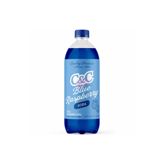 C&C Blue Raspberry Soda (710ml) - America