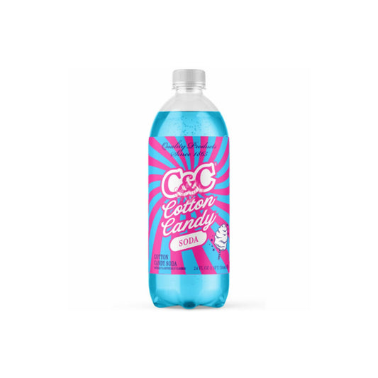 C&C Cotton Candy Soda (710ml) - America