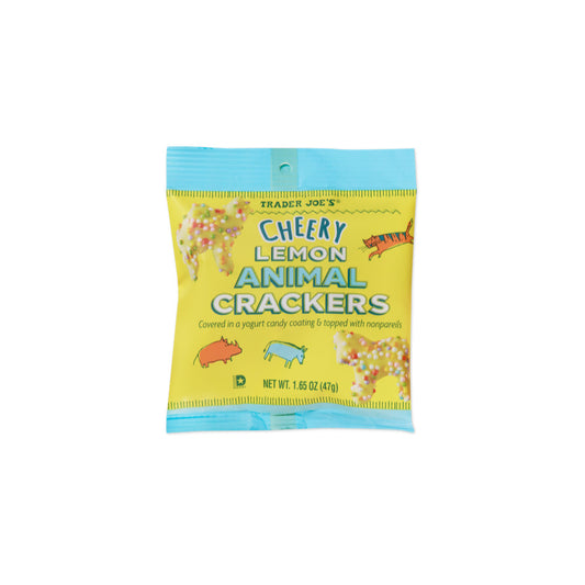 Trader Joes Cherry Lemon Animal Crackers (47g) - America
