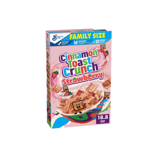 General Mills Family Size Strawberry Toast Crunch Cereal (532g) - America