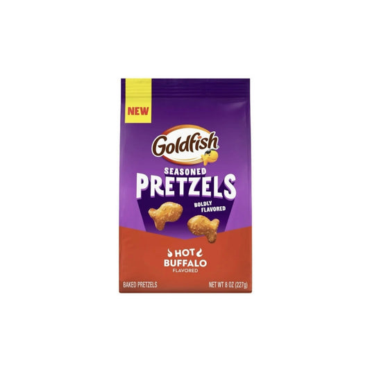 Goldfish Seasoned Pretzels Hot Buffalo Baked Pretzels (227g) - America