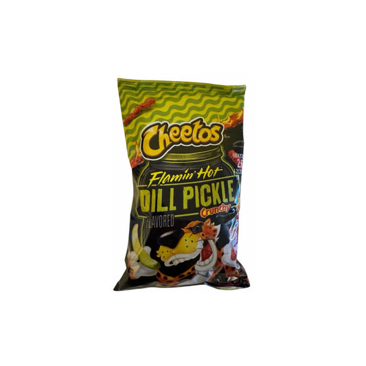 Cheetos Flamin’ Hot Dill Pickle Crunchy (240g) - America