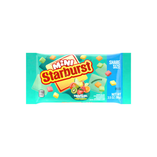 Starburst Mini Tropical Sunset Fruit Chews Share Size (99g) - America