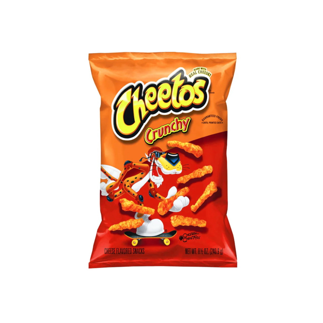 Cheetos Crunchy Cheese Flavored Snacks Large Bag (226g) - America