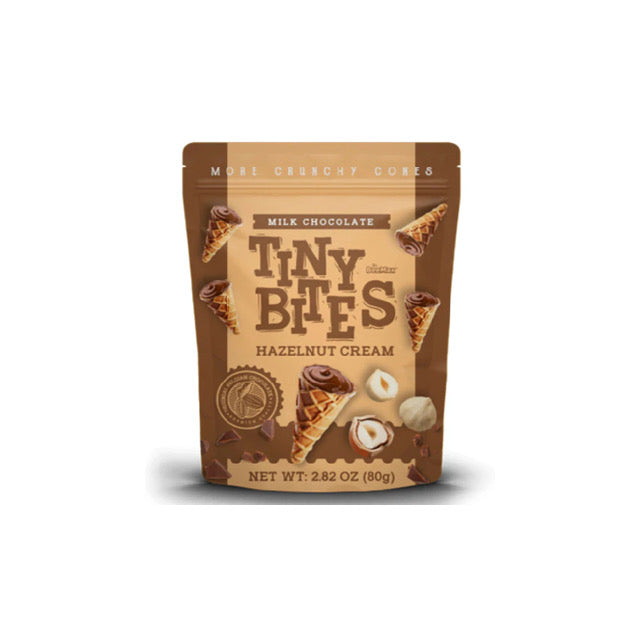 BeeMax Tiny Bites Hazelnut Cream Cones (80g) - America