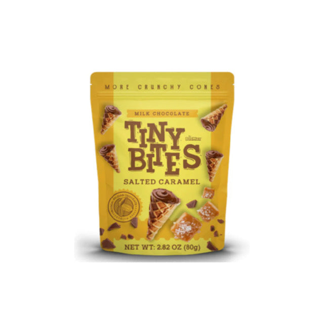BeeMax Tiny Bites Salted Caramel Cream Cones (80g) - America