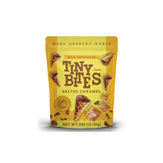BeeMax Tiny Bites Salted Caramel Cream Cones (80g) - America