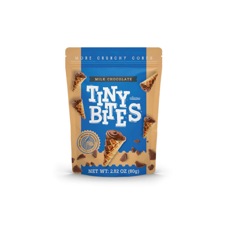 BeeMax Tiny Bites Milk Chocolate Cream Cones (80g) - America