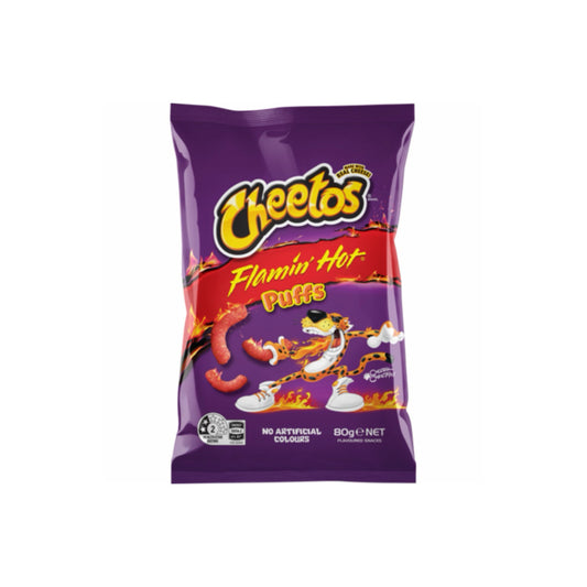 Cheetos Flamin Hot Puffs (80g) - Australia