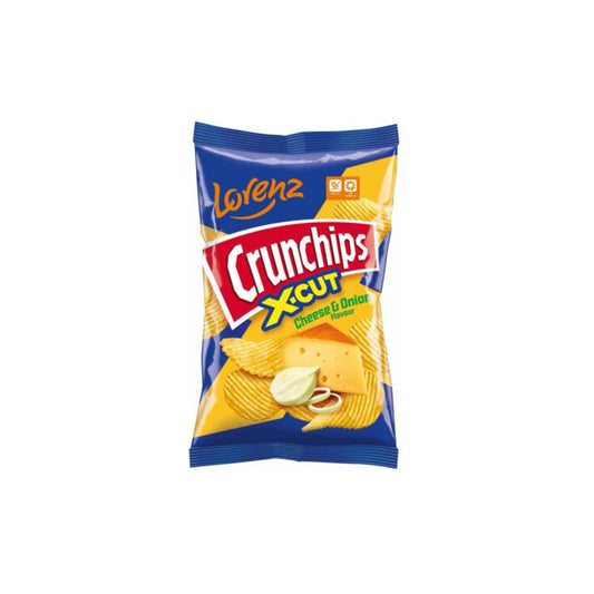 Lorenz Crunchips Cheese & Onion Potato Chips (130g) - Poland