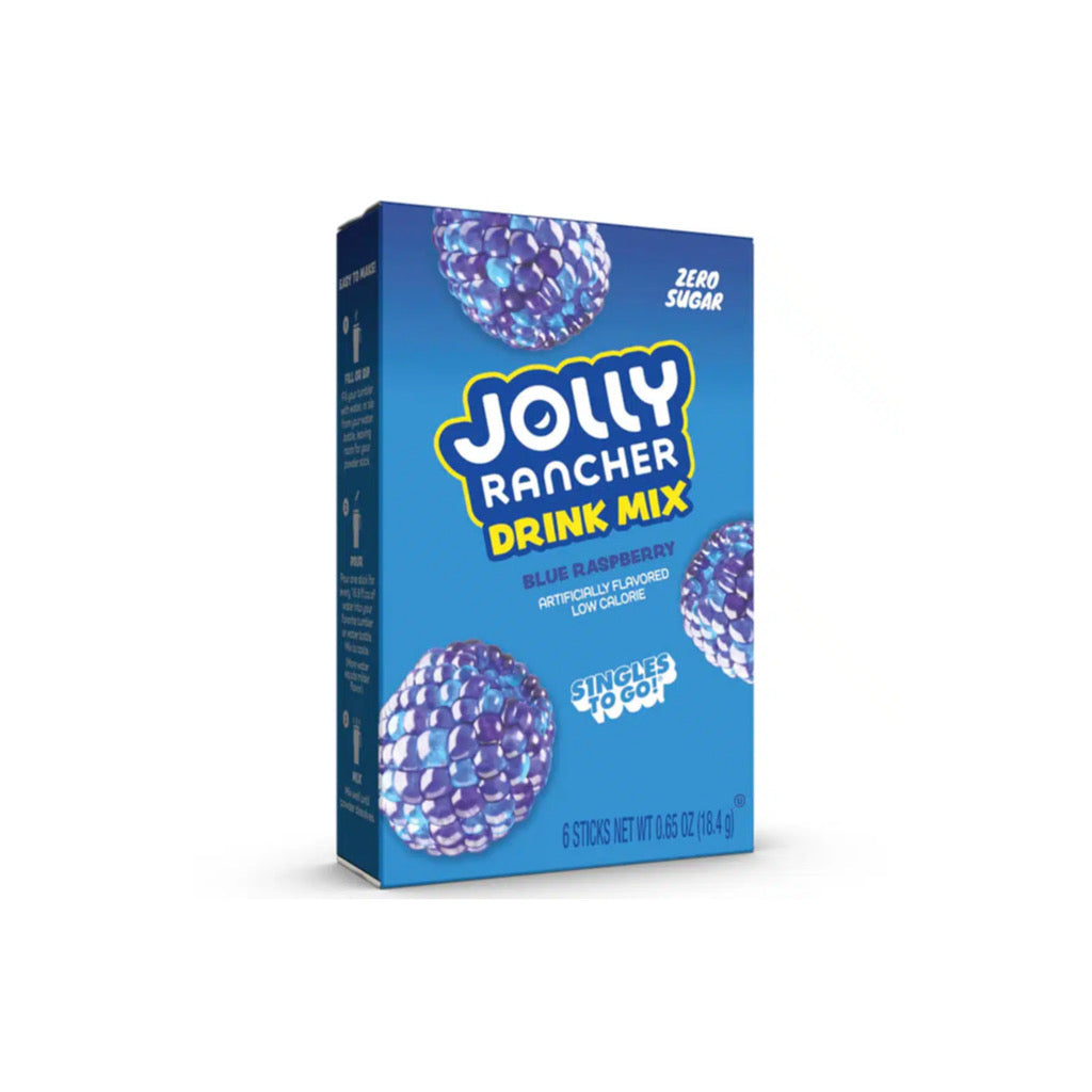 Jolly Rancher Singles To Go Blue Raspberry Drink Mix 6-Pack (18.4g) - America