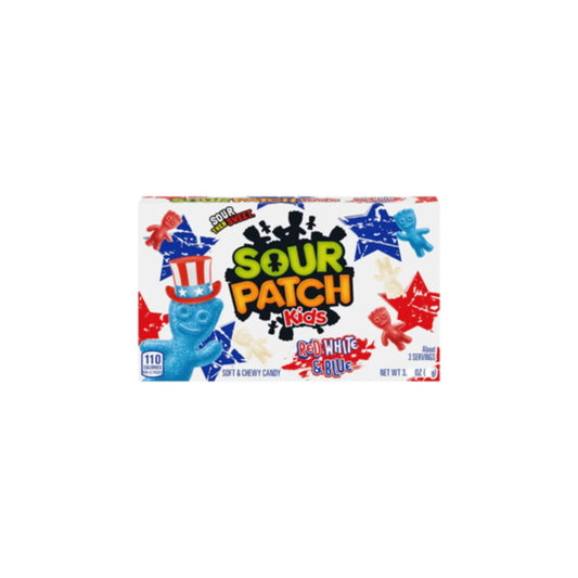 Sour Patch Kids Red White & Blue Theater Box (87g) - America