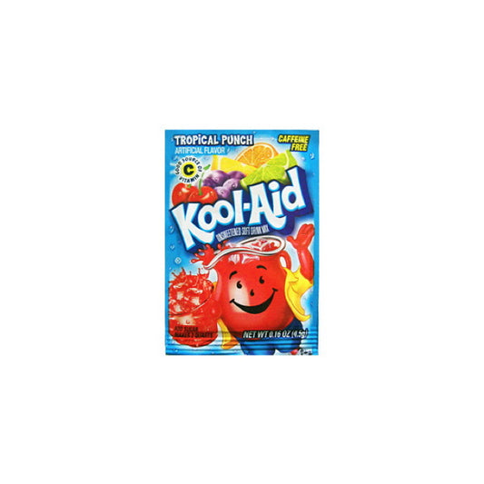 Kool-Aid 2QT Tropical Punch Drink Mix Sachet (6.5g) - America