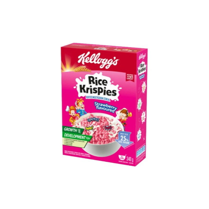 Kelloggs Rice Krispies Strawberry (340g) - South Africa