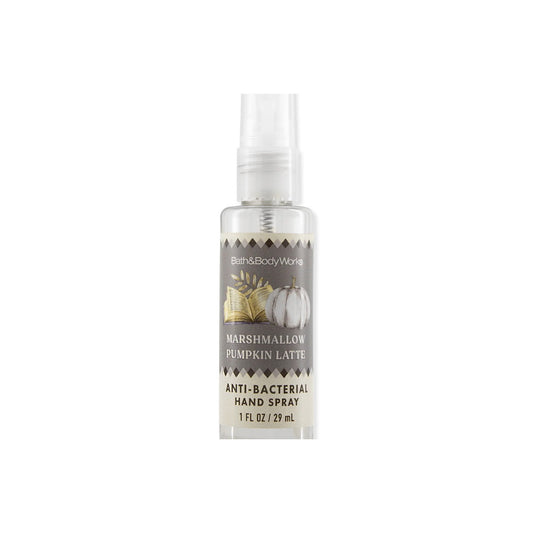 Bath and Body Works Marshmallow Pumpkin Latte Hand Sanitizer Spray (29ml) - America