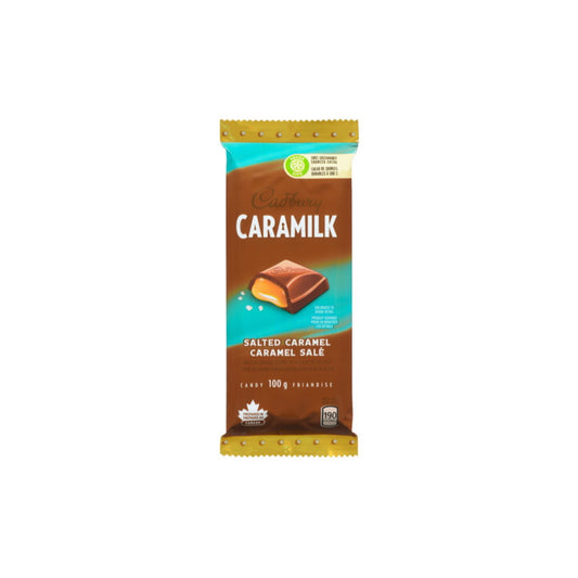 Cadbury Caramilk Salted Caramel Chocolate Bar (100g) - Canada
